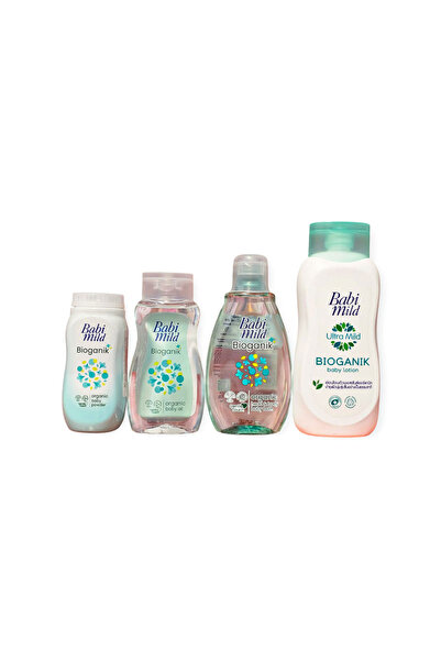 Babi Mild مجموعة عناية بيبي كاملة من بيوجانيك العضوية - للاستحمام والترطيب ال...