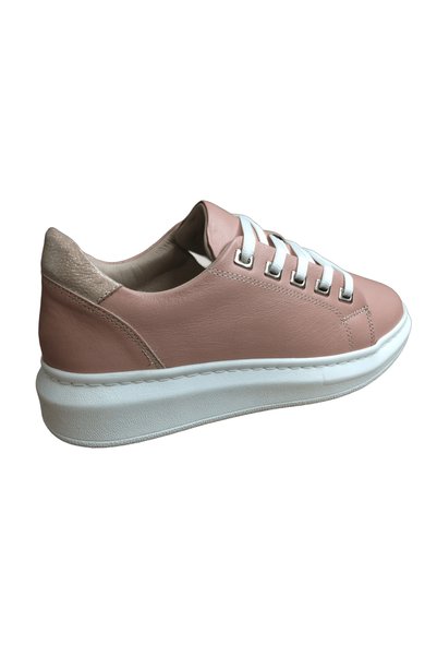 OrtopedikAL 2010 Womenly Style Powder Women's Casual Shoes %100 Genuine Leather