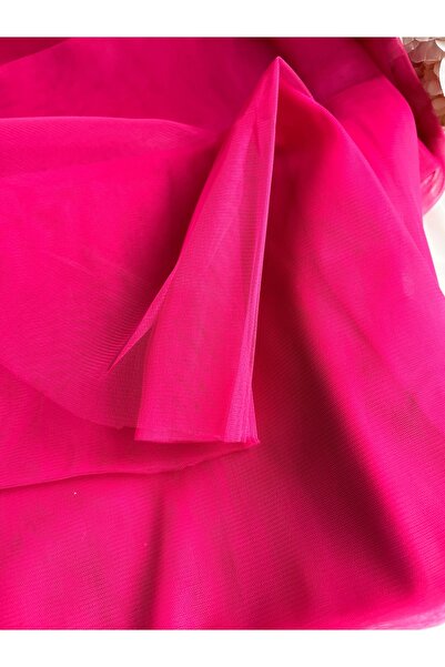 Hobigram Fuchsia Dream Tulle 100X300 cm | Engagement, Henna, Wedding, Bundle, Door and Party Decoration Fabric 5 Meters