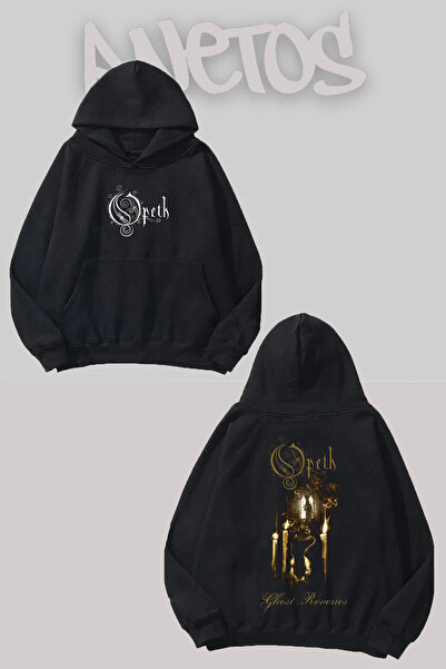 Anetos Φούτερ Opeth 6 Design Μαύρο Μπροστινό Πίσω με τύπωμα