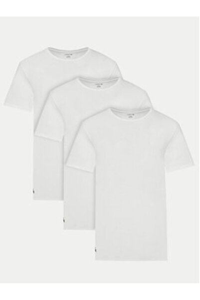 Lacoste Σετ 3 ανδρικών μπλουζών TH9010 Λευκό