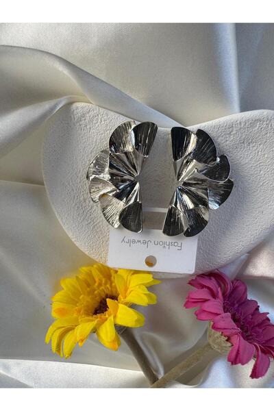 H&S AKSESUAR Double Yaprak Küpe