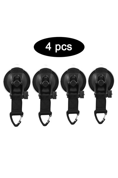 Choice5 D-4 قطع 2/4 قطع أكواب شفط لخيمة السيارة، حبل تخييم خارجي، مشبك كوب شف...