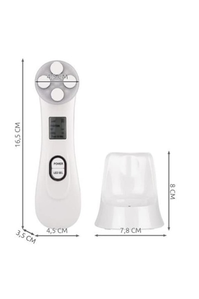 ISO TRADE Συσκευή περιποίησης προσώπου, 5 λειτουργίες, μασάζ με ραδιοσυχνότητες και ηλεκτροδόνηση