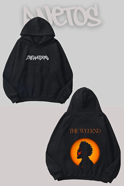 Anetos The Weeknd 5 Σχέδιο Μαύρο Μπλουζάκι Μπλουζάκι με τύπωμα