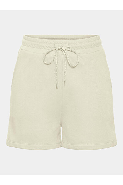 PIECES Γυναικείο Αθλητικό Σορτς 17118868 Εκρού