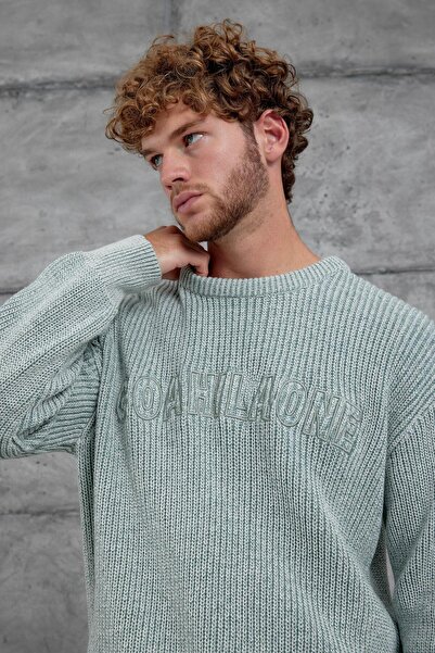 NOMARC Зелений Nmrc В'язаний Oversize Трикотаж