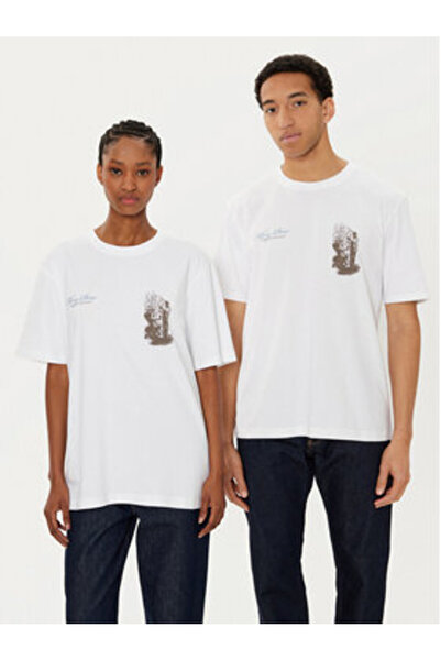 Filling Pieces Unisex T-Shirt 74499851901 Λευκό