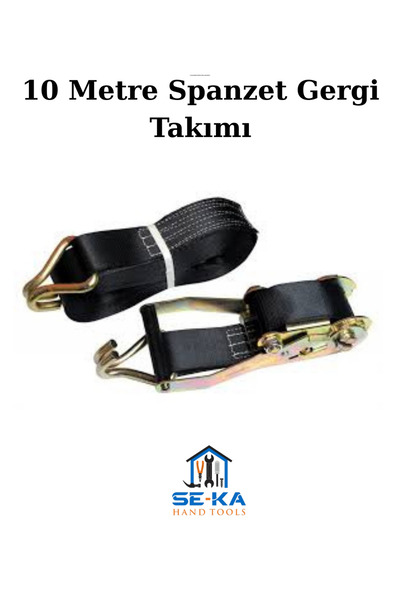 SEKA HAND TOOLS 10 Metre Spanzet Gergi Takımı