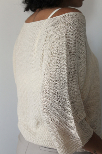 Yarın Ne Giysem YARIM KOL ÖRGÜ BLUZ