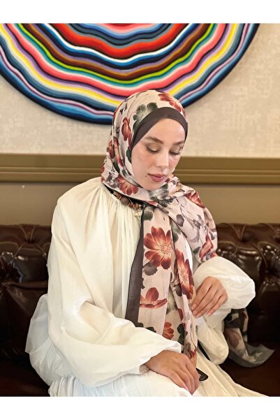 Modakaşmir Fiori Desen Lina Şal
