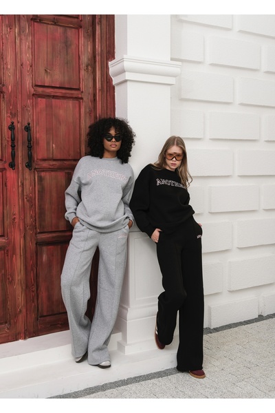 OUZ Cotton 3 Thread Tracksuit Set with'Another' Embroidery