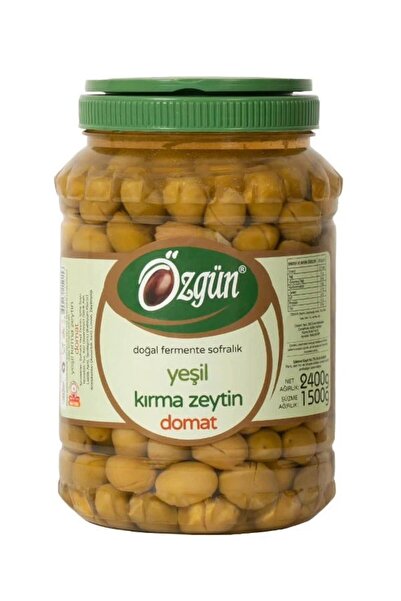 ÖZGÜN YEŞİL KIRMA ZEYTİN DOMAT