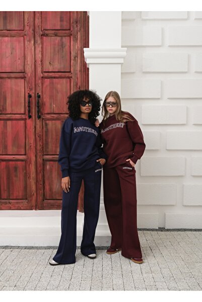 OUZ Cotton 3 Thread Tracksuit Set with'Another' Embroidery