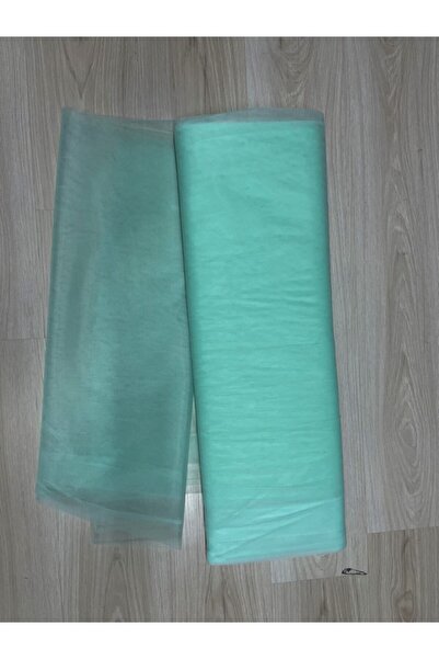 Hobigram Water Green Dream Tulle 100X300 cm | Engagement, Henna, Wedding, Bundle, Door and Party Decoration Fabric 5 Meters