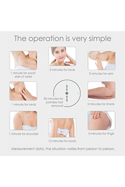 Genaric Laser Hair Removal Device for Home Use