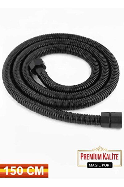 MAGIC PORT 1,5 METRE SPİRAL HORTUM kenetli Örgülü Paslanmaz Kopmaz Uzun Duş H...