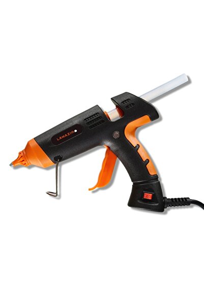 Lawazim موزع غراء ساخن 60 واط مع مفتاح تشغيل وإيقاف LED وتسخين سريع - أسود