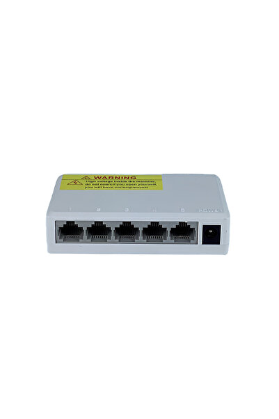 LONGLINE 5 Port Gigabit Ethernet Switch | 10/100/1000 Mbps | Plastik Kasa