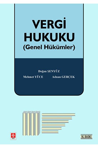Ekin Yayınevi Vergi Hukuku doğan şenyüz