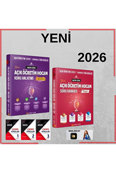 Liyakat Yayınları 2026-GÜNCEL YENİ MÜFREDAT-AÇIK LİSE TÜM DERSLER KONU ANLATI...