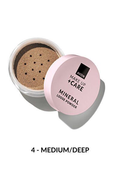 AVON Make Up Plus Care Mineral Loose Powder Medium Deep-6Gm