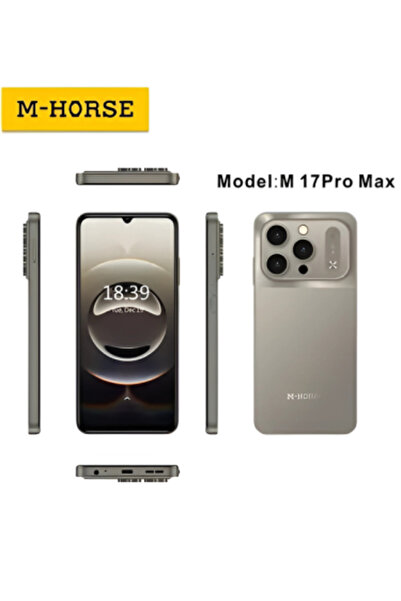 M HORSE 17 Pro Max with 128GB internal memory and 8GB RAM, similar to the iPhone