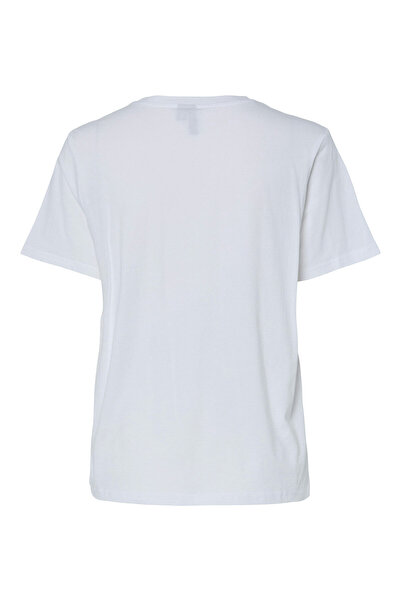 PIECES Γυναικείο T-Shirt 17155082 Λευκό