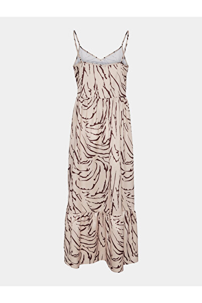 PIECES Γυναικείο Καλοκαιρινό Φόρεμα 17146543 Μπεζ