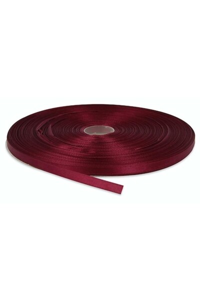 OEM Panglica saten set 5 buc 0.6 cm latime, culoare grena, rola 22 m