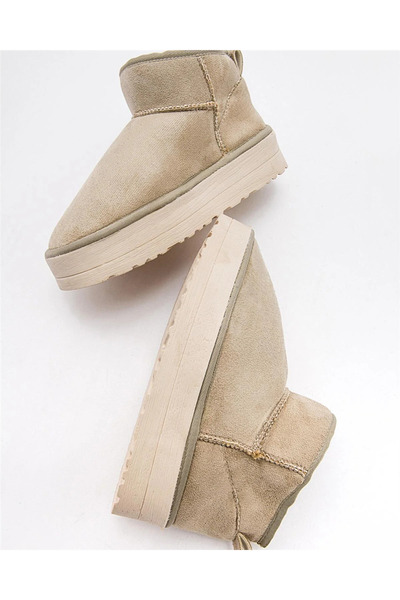Ay Ayakkabım AY201 Kadın Bej (36-40) Mini Bot