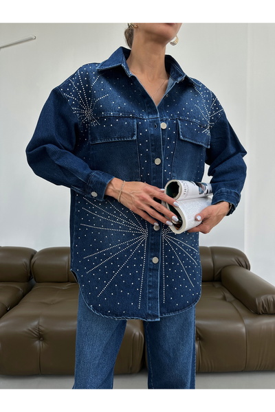 MİA NOURA ΓΥΝΑΙΚΕΙΟ ΠΟΥΚΑΜΙΣΟ ΑΠΟ ΥΦΑΣΜΑ ΤΕΝΙΣ ΜΕ ΠΕΤΡΑ ΣΤΗΝ ΜΠΡΟΣΤΙΝΗ ΜΕΡΙΔΑ