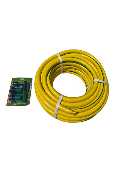 TUC Garden hose with insert, anti-algae, frost-resistant, 1/2" + 5 accessories included