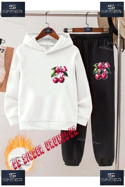 SS SİNSER Children's Unisex Custom Printed Hoodie and Sweatpants Set with "Ch...