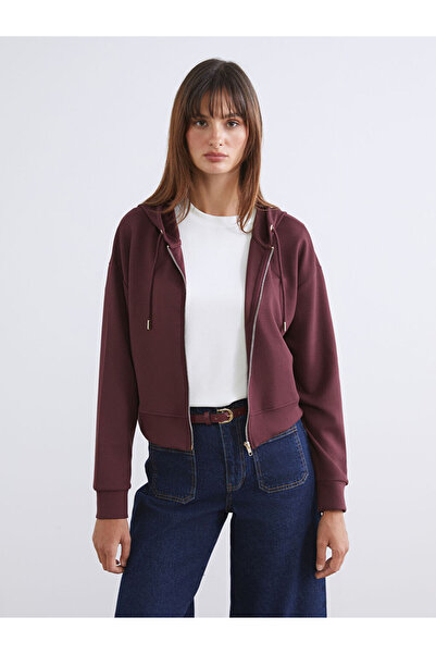 LC Waikiki Hooded Women's Zippered Sweatshirt