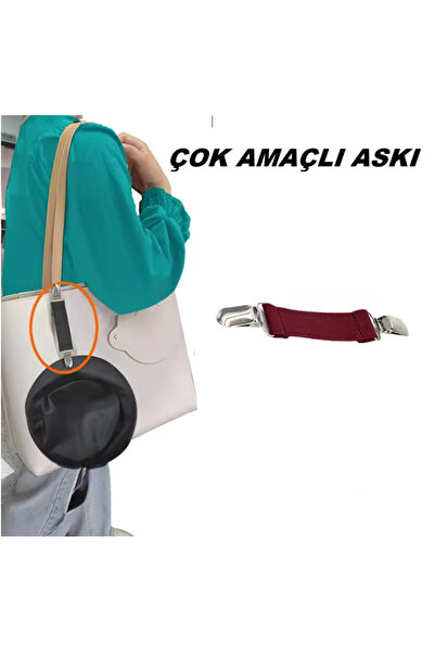 Ferdys Çok Amaçlı Çanta Askısı, Eller Serbest Çanta Klipsi, Elbise Klipsi, Br...