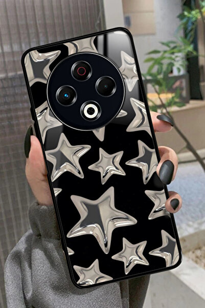 TECNO Spark 30 Uyumlu Yıldız Tasarımlı Glossy Premium Kılıf