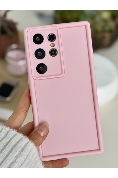 Go Aksesuar Galaxy S23 ULTRA Uyumlu Mat Lansman Parmak İzi Bırakmaz Silikon K...