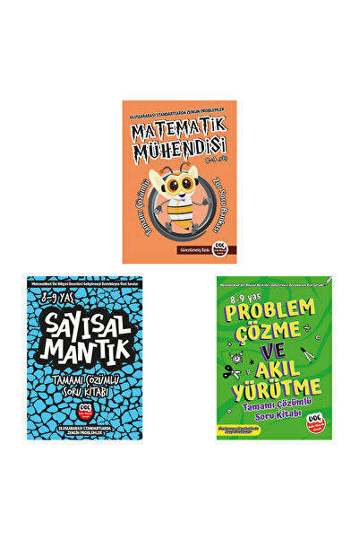 Dahi Olacak Çocuk Yayınları 8-9 Yaş Matematik Süper Set (3 Kitap)