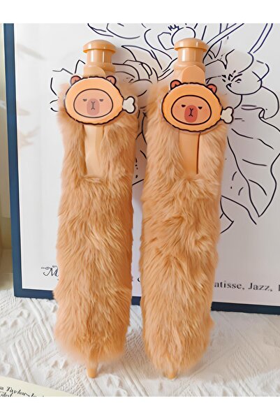 ÖZ OFİS Capybara Kapibara Özel Tasarım Peluş 27cm Tükenmez Kalem Hediyelik 1 ...
