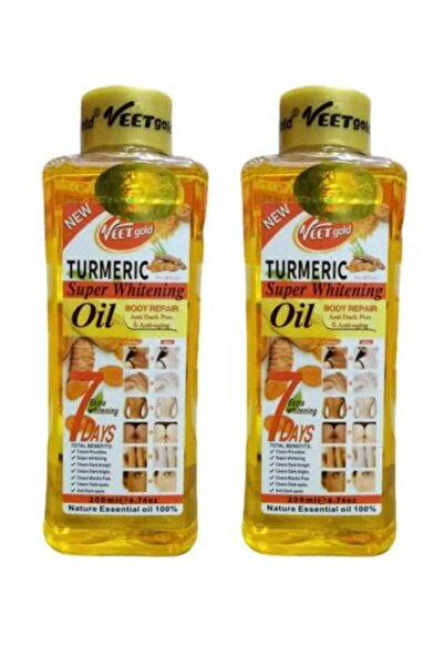 Veet gold Turmeric Super Whitening Oil 200 ML 2 Pcs