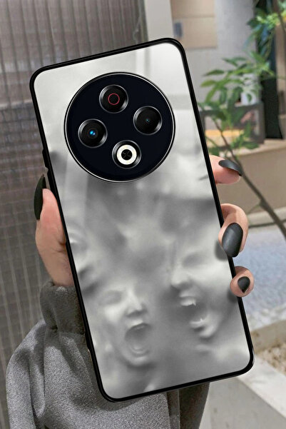 TECNO Spark 30 Uyumlu Beyaz Sanat Tasarımlı Parlak Premium Kılıf