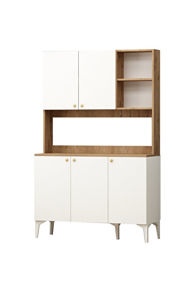 Mashaak Noor Leta Coffee-Multi-Use Corner Cabinet