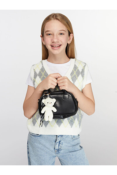 LC Waikiki Sparkling Selections from Shining Store |   Leather Look Girl's Shoulder Bag