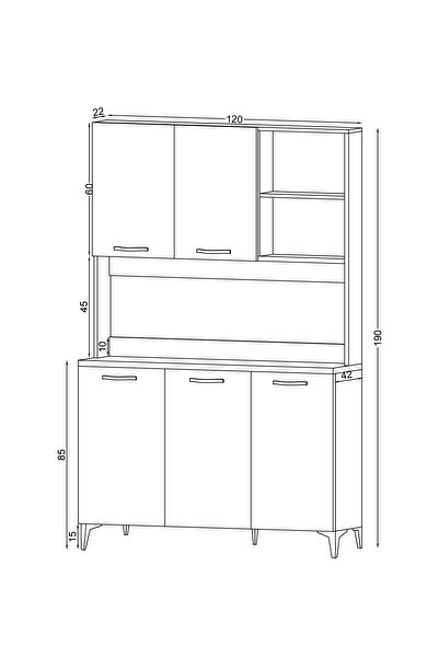 Mashaak Noor Leta Coffee-Multi-Use Corner Cabinet