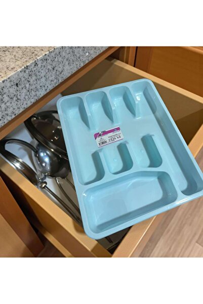 ÇEÇEN HOME (33X26) Cutlery Organizer with 6 Compartments Drawer Organizer
