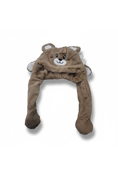 Aware Time 9-15 Years Old Plush Figured Winter Hat with Movable Ears