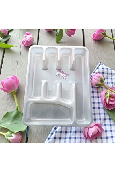 ÇEÇEN HOME (33X26) Cutlery Organizer with 6 Compartments Drawer Organizer