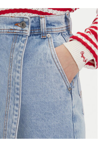 Pepe Jeans Γυναικεία Φούστα-σορτς PL801187NC9 Μπλε