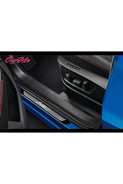 TIMEAKS FORD FİESTA 6 LİMİTED EDİTİON YAZILI DIAMOND KROM KAPI EŞİK KORUYUSUC...